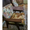 Image 2 : Outdoor 2 Seat Patio Chair w/ Attached Centre Table- Has Option to Add Umbrella 64 W, 26 D, 30 T