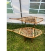 Image 1 : 2 Antique Snowshoe end tables L42'H21'W14"