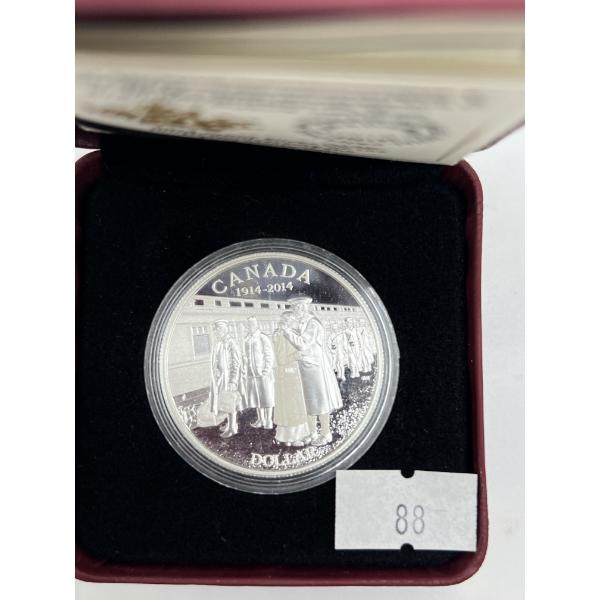 2014 Canada $1 100th Anniversary of the Declaration of WWI