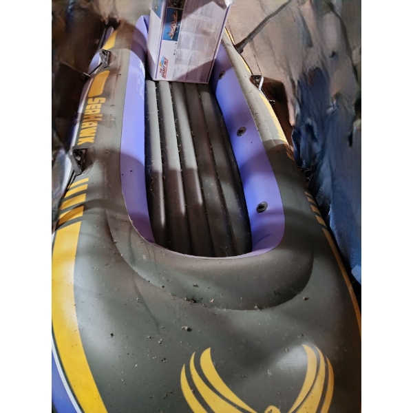 - Seahawk 500 Inflatable 5 Person Boat (530 LBS Capacity) 129 X 55 