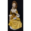 Image 1 : Doulton & Co Limited "Sandra" Bone China Figurine (6"tall) Hand Decorated