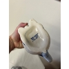 Image 3 :  Hand Painted Deleft Blue Holland Porcelain Cow creamer and 2 handmade glass blown decorative eggs