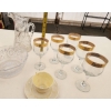 Image 14 : Serving up Style! - Belleek Bone China Cup and Saucer,  Cut Glass Water Pitcher, Bowl and Glasses