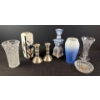 Image 1 : Crystal Vases, B&G Denmark Vase, Candle Holders and More 