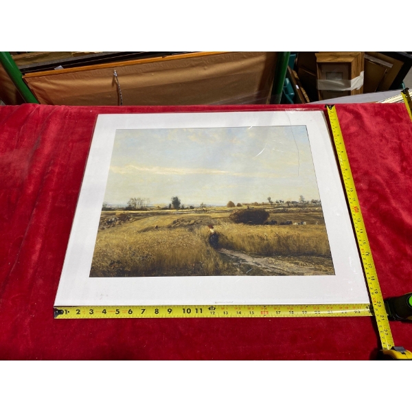"The Harvest" Print by Charles-Francois (19.5" x 15.5" Inches Before Frame)