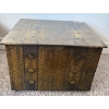 Image 2 : Dowry Chest -Vintage Indian Copper Covered Wood Chest 13T