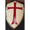 Image 3 : Knights Templar - Crusader Shield w/ Katana Sword in Sheath 42L