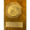 Image 1 : 'The Annunciation' Coin From the Catholic Commemorative Medal Society - Sterling Silver Proof 26g 
