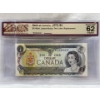 Image 1 : Graded Canadian 1973 $1 Choice UNC Prefix: *MC