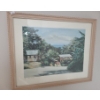 Image 1 : "Up the Hill" Framed Print 22 X 18, Artist Illegible