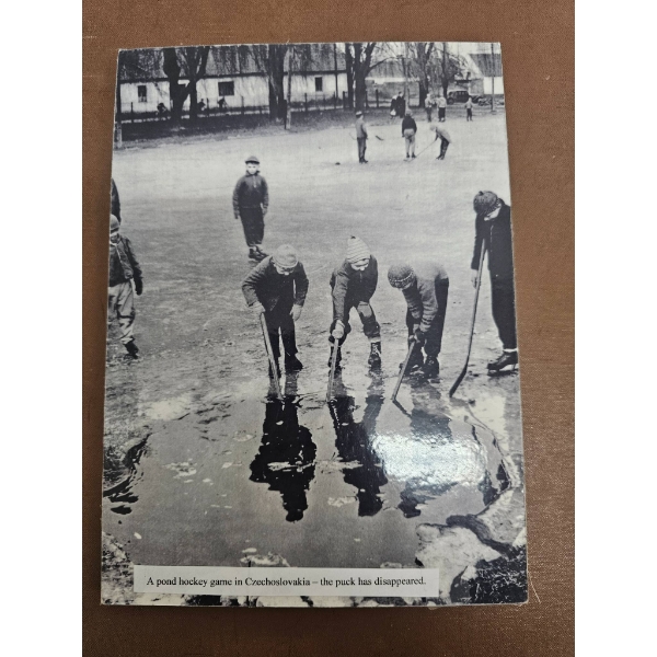 Vintage Black-and-White Ice Hockey-Themed Photographs