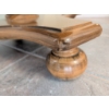 Image 4 : Round Oak Pedestal Dining Table with 2 ExtendersÂ 