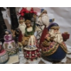 Image 2 : Holiday Decor Collection - Candle Holders, Snowman Family, Santas (Hand Damaged on Woman) 