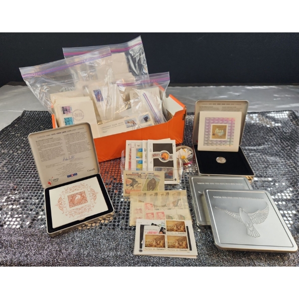 Grab Up These 2000 Canada Post Millennium Official Keepsake Tin Sets and First Day Covers!!