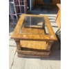 Image 2 : Wooden, Glass Top Side Table