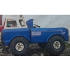 Image 4 : Tonka Blue Metal Toy Truck, Airbani Gauge and Wooden Fruit Crate Lot