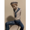 Image 3 : LLADRO Porcelain Sailor Sea Saw Sitch 10x9