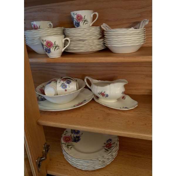 J&G Meakin England 'Susan' China Set 