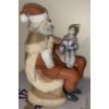 Image 4 : Lladro Porcelain Santa w/ Child Figurine 7T 5711
