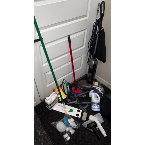 Clean & Serene - Household Cleaning Product Collection - Steam Mop Power Scrubber Compressed Air Dev