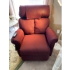 Eclipse Medical Recliner Burgundy Velour With Remote - Great Condition 35W x 29D x 40T