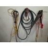 Image 2 : Misc. Garage Tool Collection - Cords, Reheatza, Broad Band Model DA7524, Sandpaper, Drill 