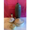Image 1 : Vintage Handmade Pottery Set with Tote