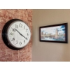 Image 1 : Large 22" Wall Clock & Painting On Canvas With Big Ben H12" L20"