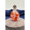 Image 2 : Red Fruit and Bull Snuff Bottle with Spoon 3H
