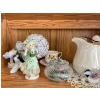 Image 5 : Vintage-mini style porcelain tea or coffee set featuring a rose pattern, gold rim detailing & MORE