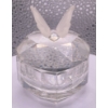 Swarovski Crystal Small Container with a Butterfly on Top