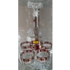 Image 1 : Vintage Decanter & Mini Snifters  12"tall
