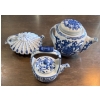 Hand Painted Navy Blue Decorative Porcelain Kitchenware 4.5T