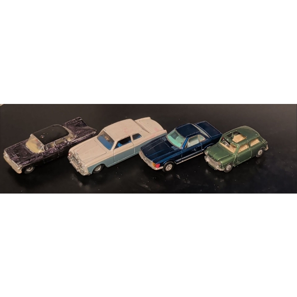 Vintage Corgi Diecast Toy Cars - Mini Cooper & More 5.5"Long 