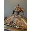 Image 5 : Beautiful Antique Ansonia New York Late 19th Century Gilt Bronze Mantle Clock - 16T 