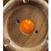 Image 4 : Himalayan Pink Salt Rock Lamp, 18" Tall, Wooden Base