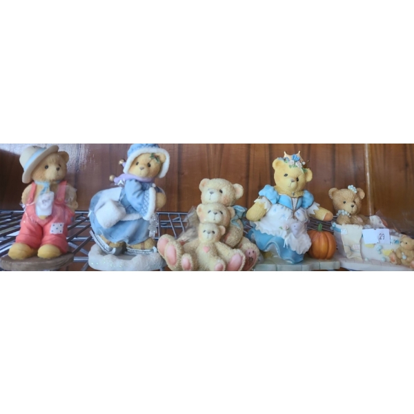 Cherished Teddies- Logan, Candace, Theodore/ Samantha/ Tyler, Christina, Betty- Tallest: 4 T