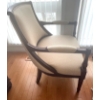 Image 2 : Regency Style Rosewood Upholstered Parlour Chair #1 - 31x31x43 