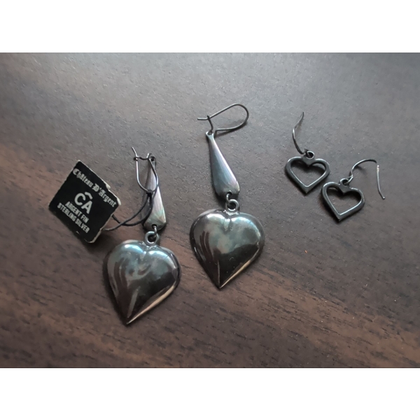 Stamped Sterling Earing Collection 7.93g 