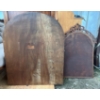 Image 2 : Pair of Wood Framed Decorative Mirrors 26Wx32H and 19Wx29H