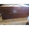 Image 3 : Vintage Steamer Trunk 30 w 18 d 12 1/2 h.  Paramount Suitcase & Wooden Storage Box