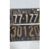Image 3 : Vintage Quebec License Plates  