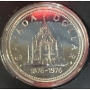 Image 2 : 1976 100th Anniversary of the Parliament Building Dollar 50% Silver 23.3 Grams