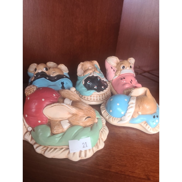 Pendelphin Hand Painted Stonecraft Assortment-  "Dodger, Snuggles, Wakey, Poppet & Twins"