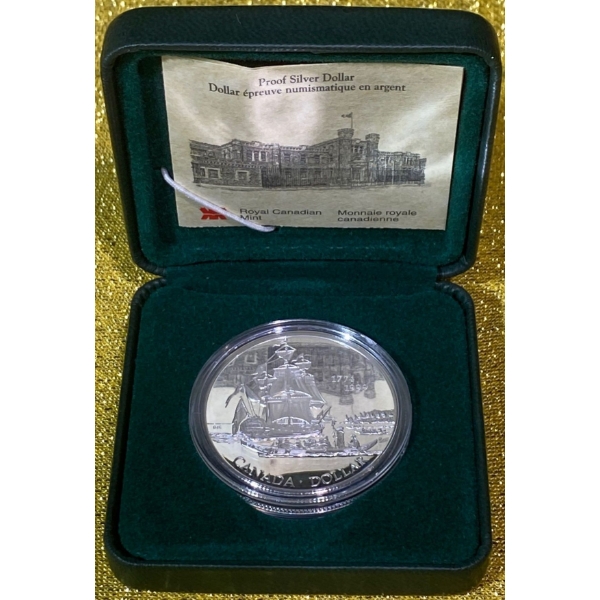1999 225th Anniversary of the Voyage of Juan Perez 92.5% Silver Coin, 25.175 grams