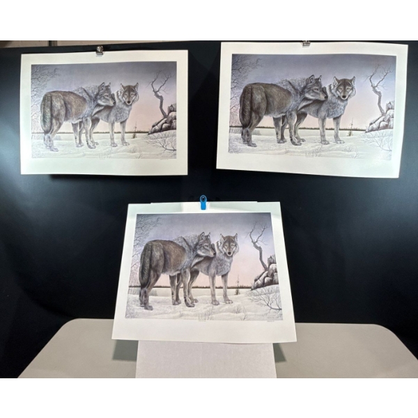 Alex Halliburton 3 Copies of Moment of Serenity 17.5Tx27.5W