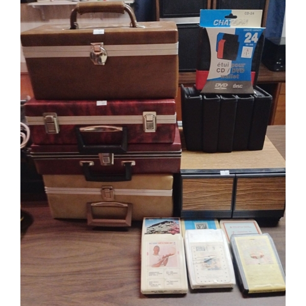 Assorted Storage Compartments & Travel Cases