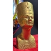 Image 2 : Multi Color Decorative Wall Mirror and Gold Colored Egyptian Queen Bust