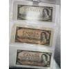 Image 1 : 1954 20, 50, 100 Canadian Bill