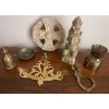 Image 1 : Brass Inclinometer Dublin Cross Mayan Stone Idol & More 9T
